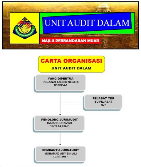 Carta Organisasi Unit Audit Dalaman