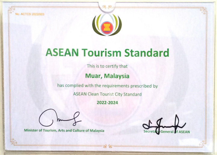 SIJIIL ASEAN CLEAN TOURIST CITY STANDARD 2022 